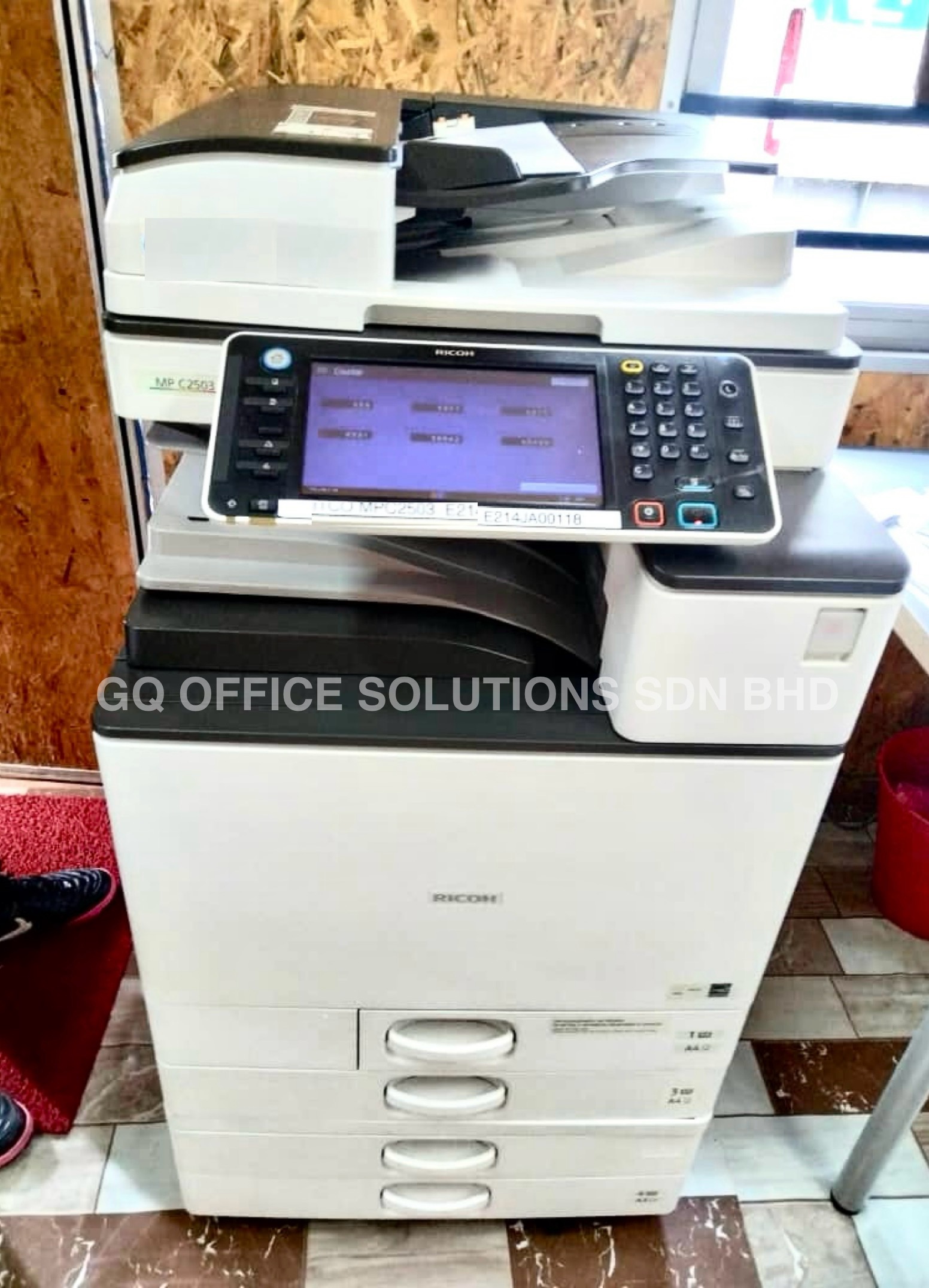 All-in-One Ricoh MPC2003 Copier Installation – Tanjung Kling Melaka’s Professional Setup