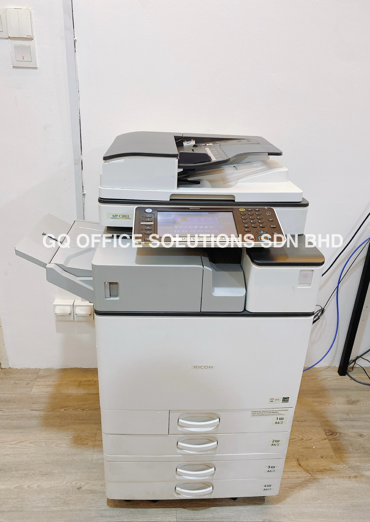 Photocopier Rental in Taman Setia Tropika, Johor Bahru(JB) - Ricoh MPC3003 Installed for Construction Firm