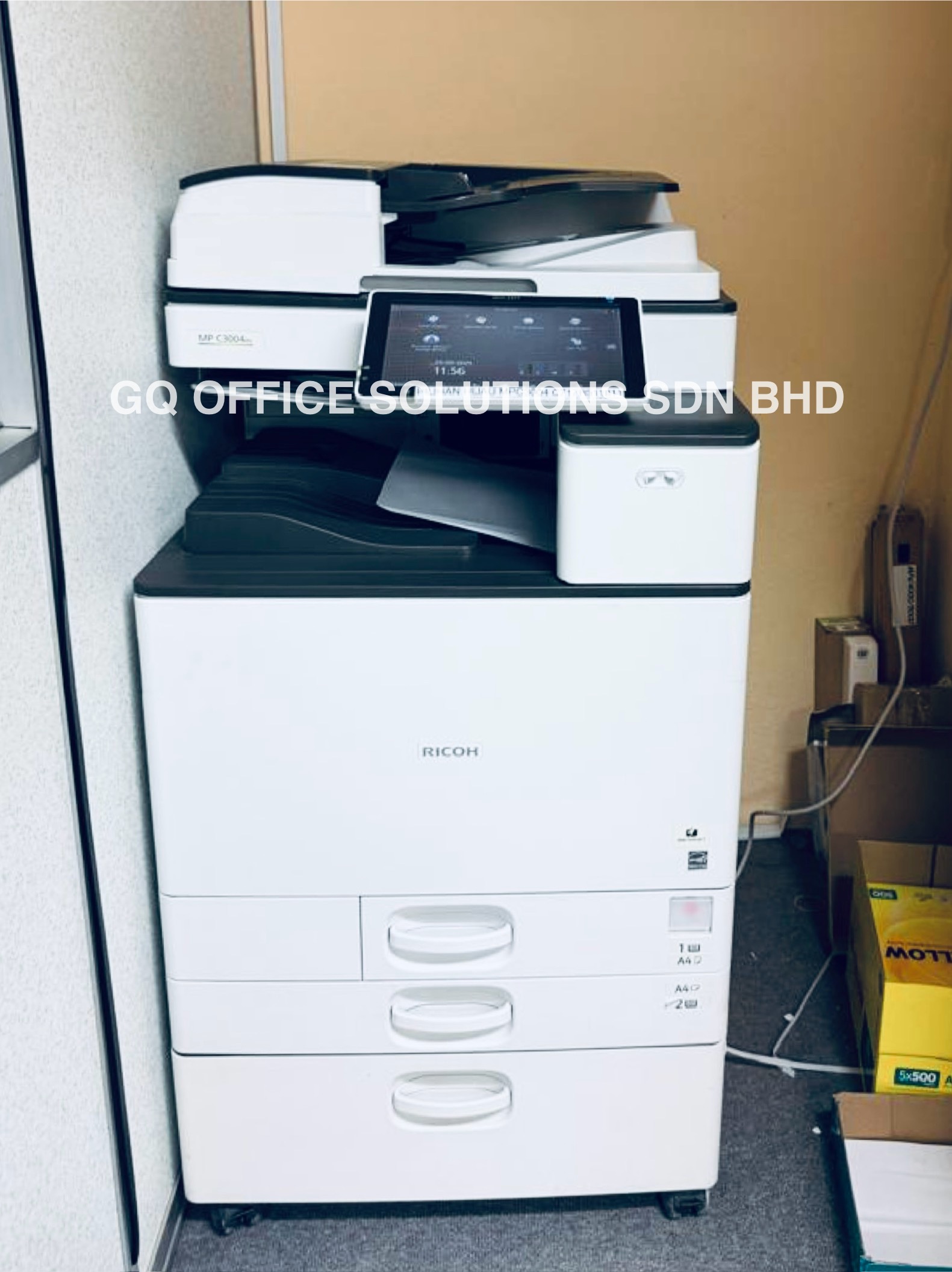 Photocopier Rental Segamat Johor: RICOH MPC3004 Boosts Construction Site Productivity